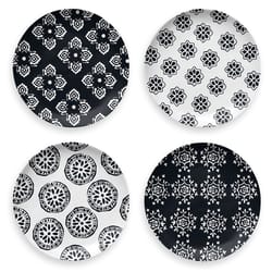 TarHong Assorted Bamboo NatureOne Medallion Salad Plate 8.5 in. D 4 pc