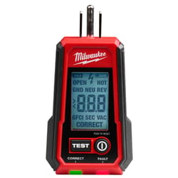 Milwaukee LCD Receptacle Tester 1 pk