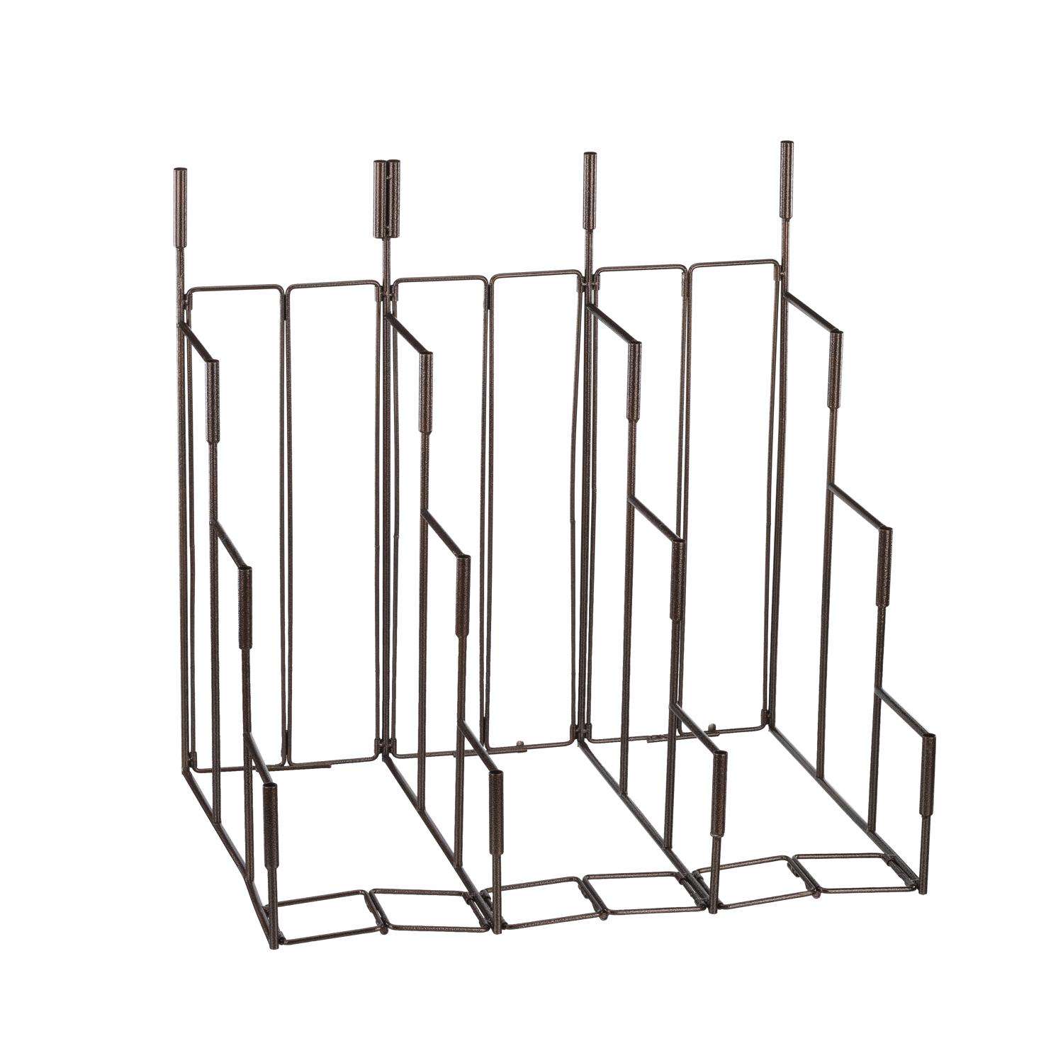 Brown Metal Outdoor Garden Stake Display Rack Ace Hardware