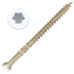 Screw Products EPIC No. 9 X 2.5 in. L Star White Deep Trim Screws 98 pk