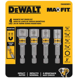 DeWalt Maxfit 2 in. L Steel Nut Driver Set 4 pc