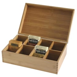 Lipper International Natural Bamboo Tea Box