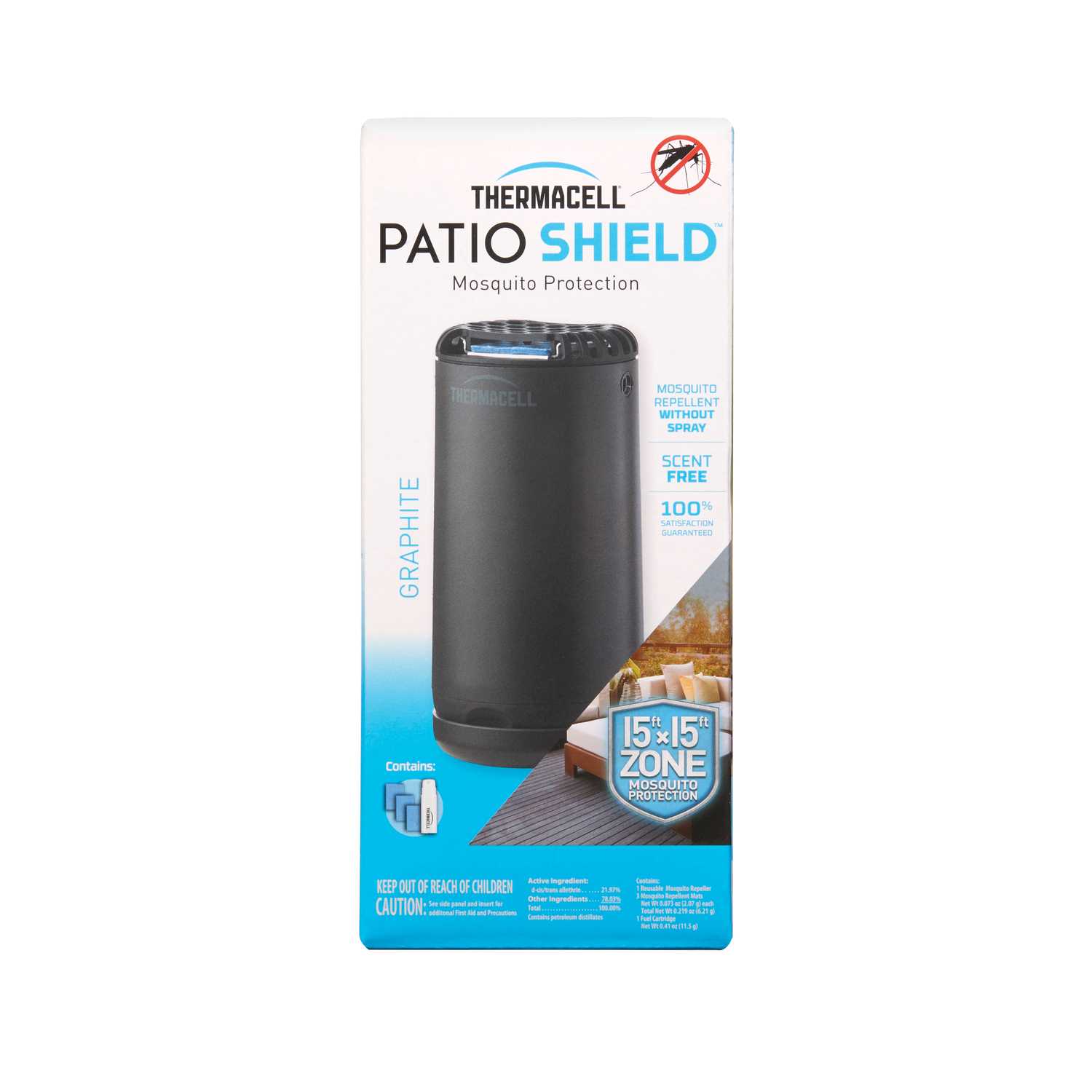 Thermacell Patio Shield Insect Repellent Device For Mosquitoes 1 pk ...