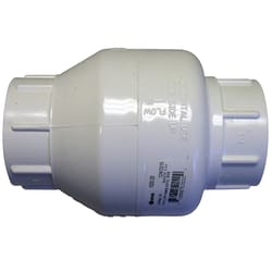 Campbell 2 in. D X 2 in. D Plastic Swing Check Valve