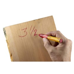 C.H. Hanson 4-1/4 in. L Lumber Crayon Set Red/Yellow 2 pc