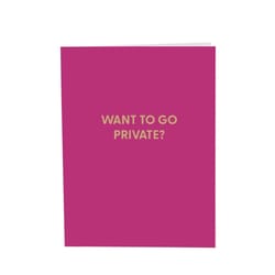 Chive Blank Greeting Card Want to Go Private?