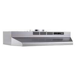 Broan 36 in. W Silver Convertible Range Hood