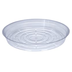 Curtis Wagner Plastics 9 in. W X 9 in. D X 9 in. D Vinyl Plant Saucer Clear