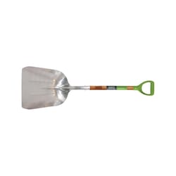 Ames 44.5 in. Aluminum Scoop Transfer Shovel Wood Handle