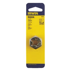 Irwin Hanson High Carbon Steel SAE Hexagon Die 1/4 in. 1 pc