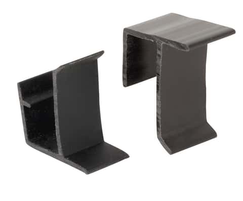 Prime-Line Black Plastic Retainer Clip For 7/8 inch 4 pk Prime-Line Black Plastic Retainer Clip For 7/8 inch 4 pk