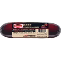 Klement's Beef Smoked Sausages 12 oz Tube Bag