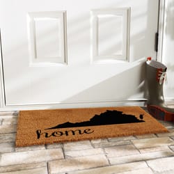 Home & More 1.58 ft. W X 2.58 ft. L Multi-color Virginia Home Coir Door Mat