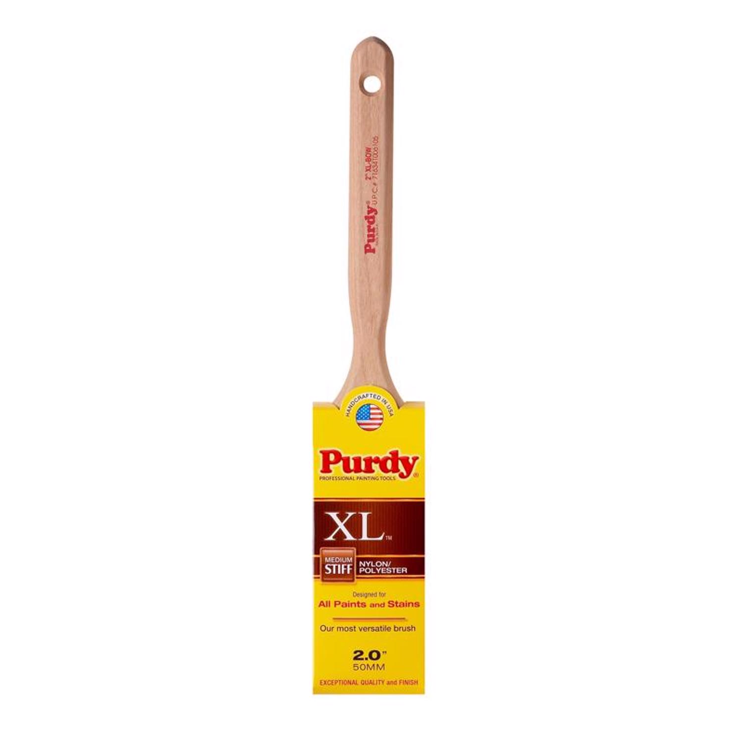Photos - Putty Knife / Painting Tool Purdy XL Bow 2 in. Medium Stiff Flat Trim Paint Brush 144064320