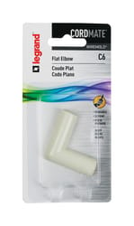 Legrand Cordmate 2 3/4 in. D Plastic Electrical Conduit Elbow For AC, MC and RWFMC Cable 1 pk