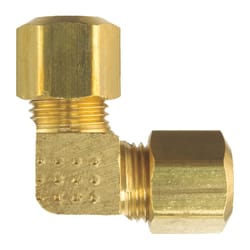 JMF Company 1/2 in. Compression 1/2 in. D Compression Yellow Brass Elbow