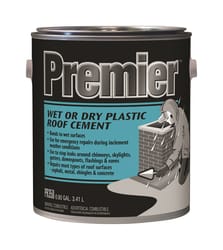 Premier Black Asphalt Wet/Dry Surface Roof Cement 0.9 gal