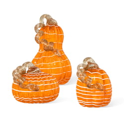 Glitzhome Pumpkin and Gourd Halloween Decor