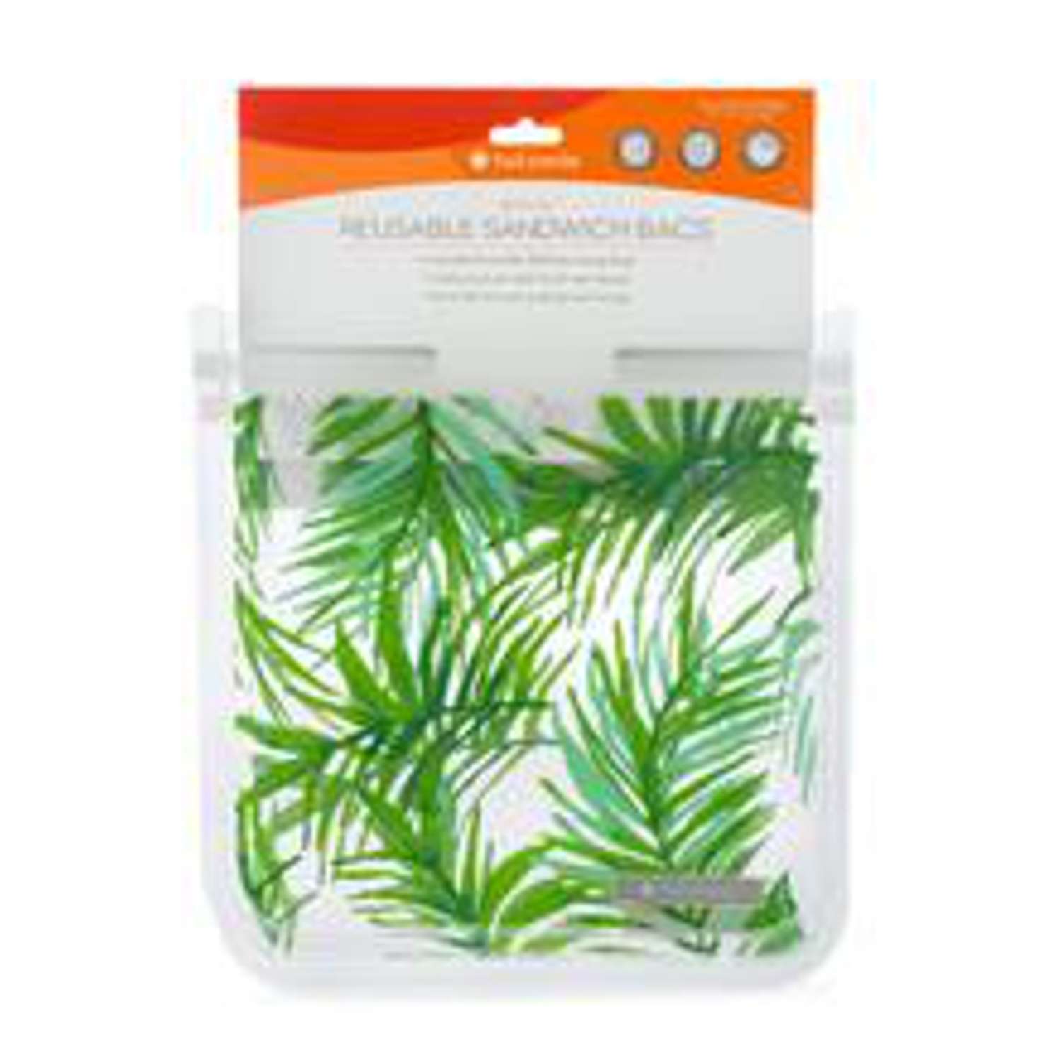 Full Circle Ziptuck Clear/Green Reusable Lunch Bags 2 pk Ace Hardware