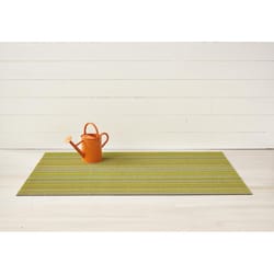 Chilewich 36 in. W X 60 in. L Yellow Stripe PVC Vinyl Rug