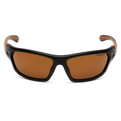 Carhartt Carbondale Full-Frame Safety Glasses Bronze Lens Black/Tan Frame 1 pc