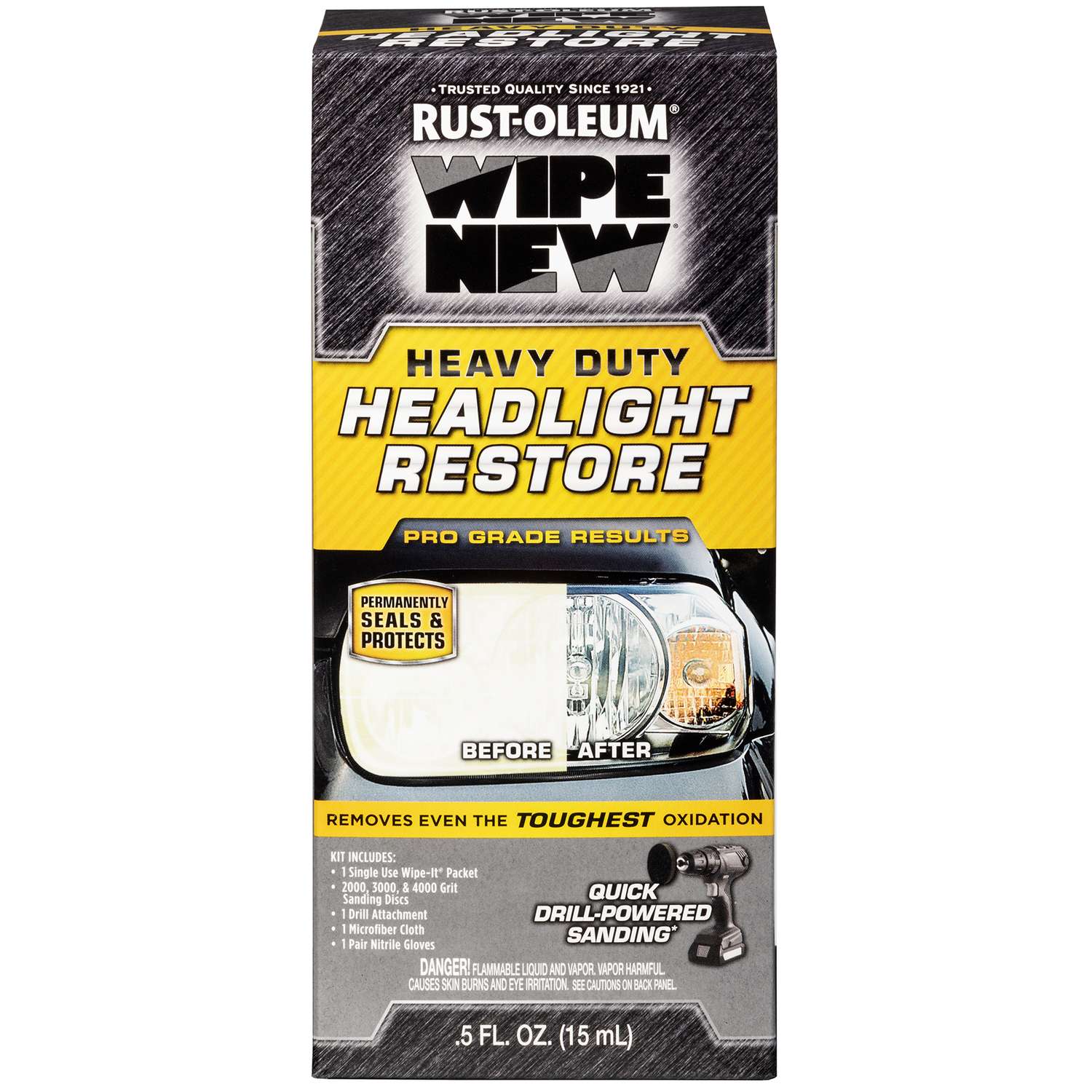 RustOleum Wipe New Headlight Restorer Kit Ace Hardware