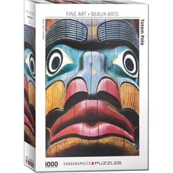 Eurographics Totem Pole Jigsaw Puzzles Multicolored 1000 pc