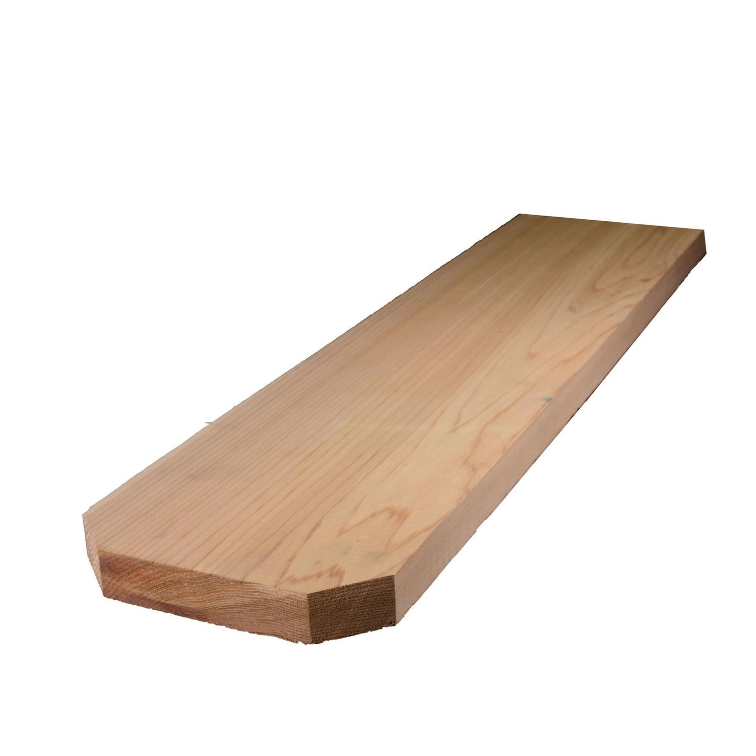 Alexandria Moulding 1 in. T X 6 in. W X 6 ft. L Cedar Dog Eared Fence Board