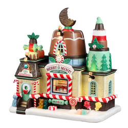 Lemax Multicolored The Merry Mint Sweet Shop Christmas Village