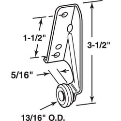 Prime-Line Steel Center Guide Drawer Track Roller 2 pk