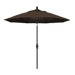 California Umbrella Golden State Series Golden State Series 9 ft. Tiltable Mocha Market Umbrella