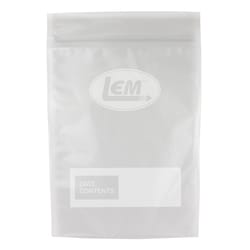 LEM 1 qt Clear Zipper Top Vacuum Bag 100 pk