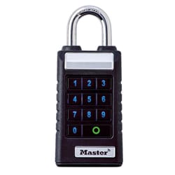 Master Lock 6400ENT Bluetooth Padlock 5.43 in. H X 1.71 in. W X 2.43 L Metal Single Locking Bluetoo