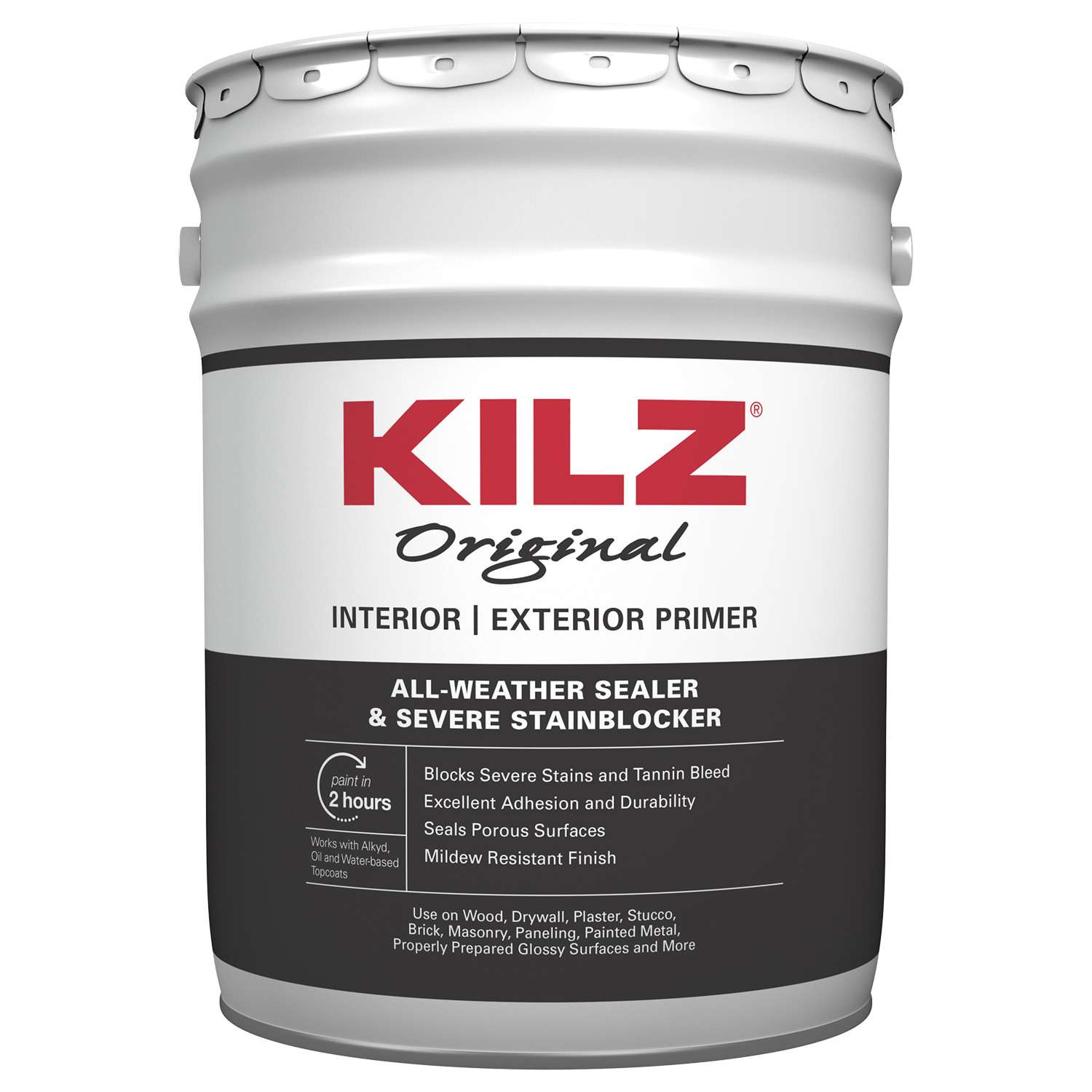 KILZ Original White Matte OilBased Alkyd Oil Primer 5 gal Ace Hardware