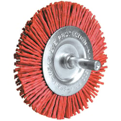 Century Drill & Tool 3 in. Fine Radial Brush Nylon 4500 rpm 1 pc