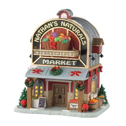 Lemax LED Multicolored Nathan's Naturals Market Christmas Village