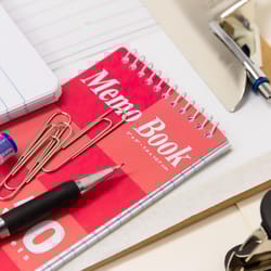 Bazic Products 4 in. W X 6 in. L Top-Spiral Assorted Memo Book