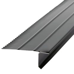Amerimax 2.43 in. W X 10 ft. L Aluminum Overhanging Roof Drip Edge Black