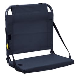 GCI Outdoor Navy Blue Bleacher Back Folding Stadium Seat