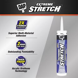 DAP Extreme Stretch White Acrylic Urethane Windows/Doors/Seal/Paint Sealant 10.1 oz