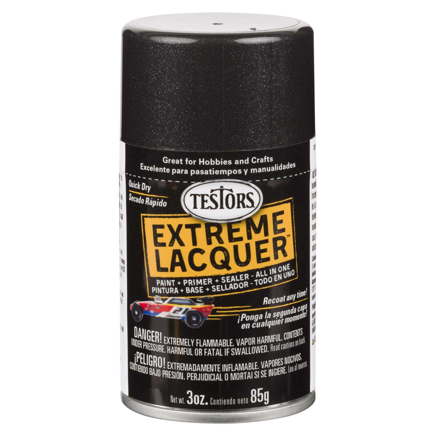 Testors Metallic Blazing Black Spray Paint 3 oz Ace Hardware