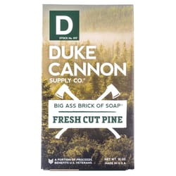 Duke Cannon Big Ass Brick of Soap Fresh Cut Pine Scent Bar Soap 10 oz