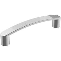 Amerock Rift Contemporary Rectangle Cabinet Pull 3-3/4 in. Polished Chrome 1 pk