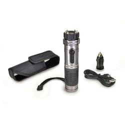 ZAP Black/Silver Aluminum/Plastic Stun Gun