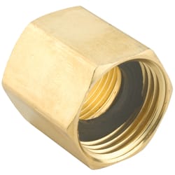 Gilmour 3/4 in. Brass Threaded Double Female Hose Accessory Connector