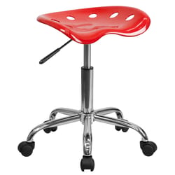 Flash Furniture Red Plastic Task Chair