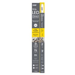 Feit T5 Bright White 12 in. Bi-Pin Linear LED Linear Lamp 8 Watt Equivalence 1 pk