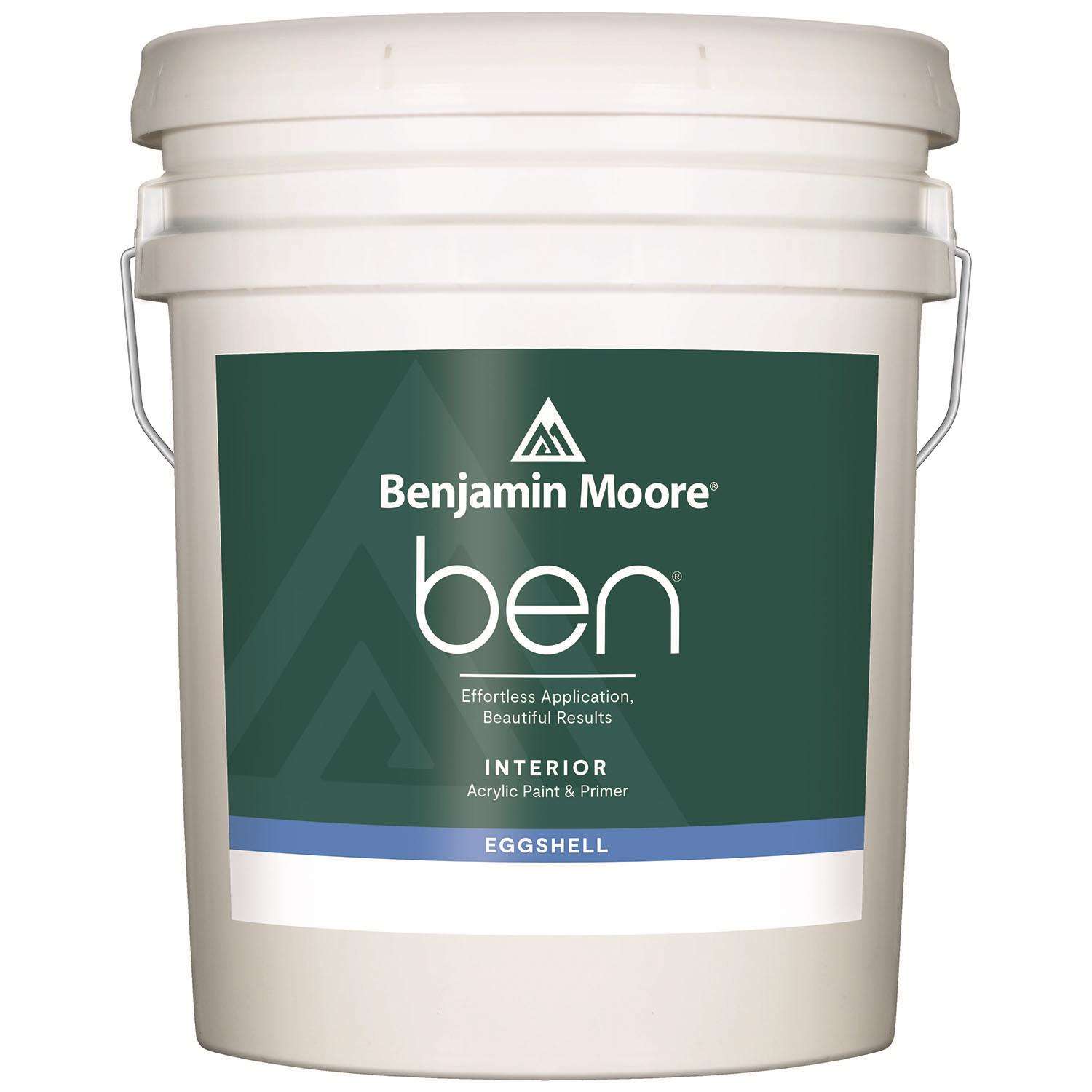 Benjamin Moore Ben Eggshell Base 1 Paint and Primer Interior 5 gal Ace Hardware