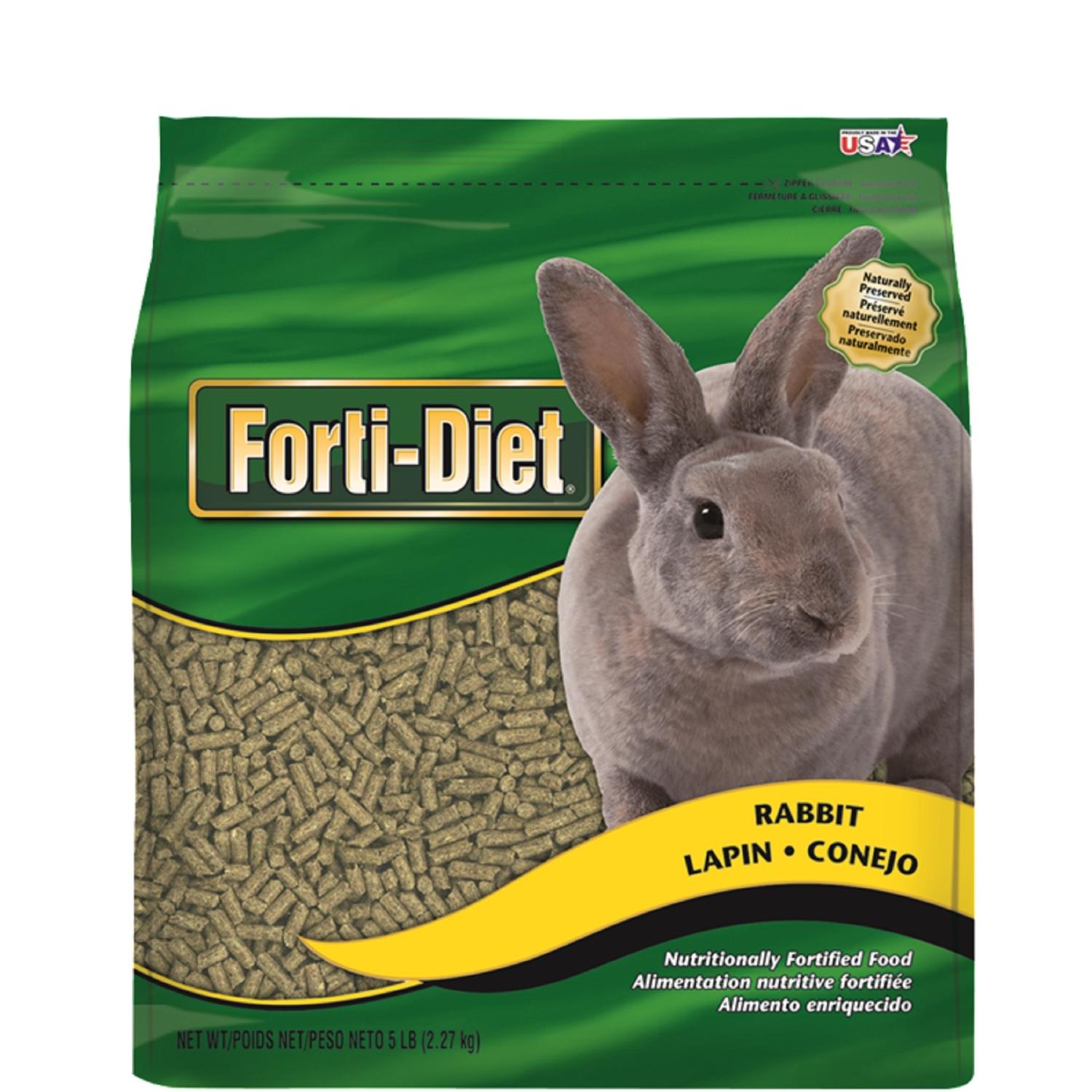 Kaytee Forti Diet Natural Pellets Rabbit Food 5 lb Mfr 100037186 Ace Hardware