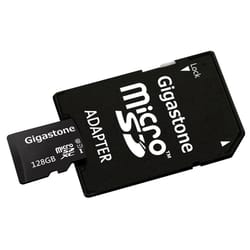 Gigastone 128 GB Micro SD Flash Memory Universal Pack 1 pk